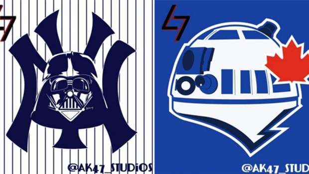 MLB Logos Look Good With Star Wars Characters